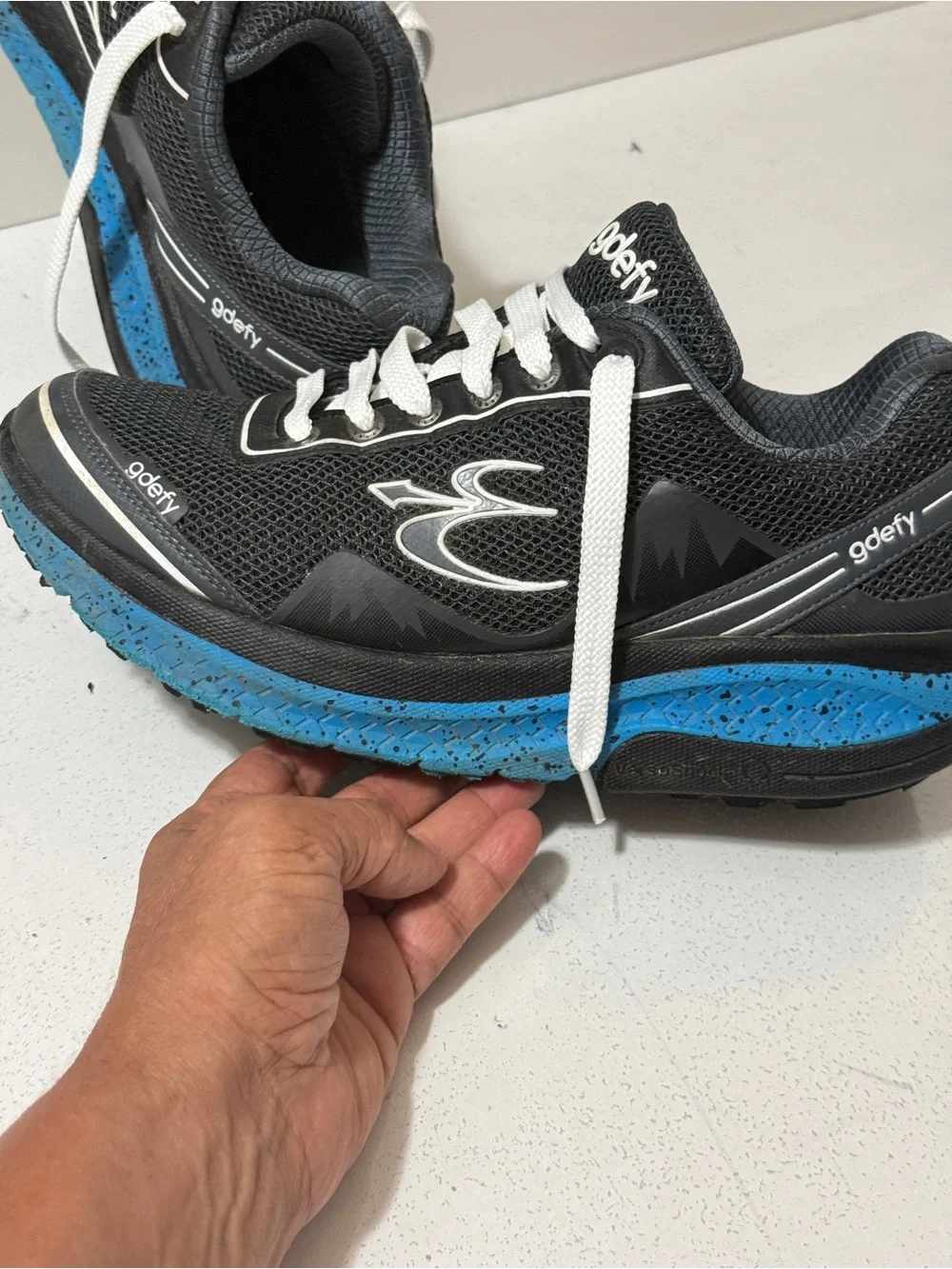 Mesh athletic walking shoes, Gravity Defyer G-Defy Mighty Walk